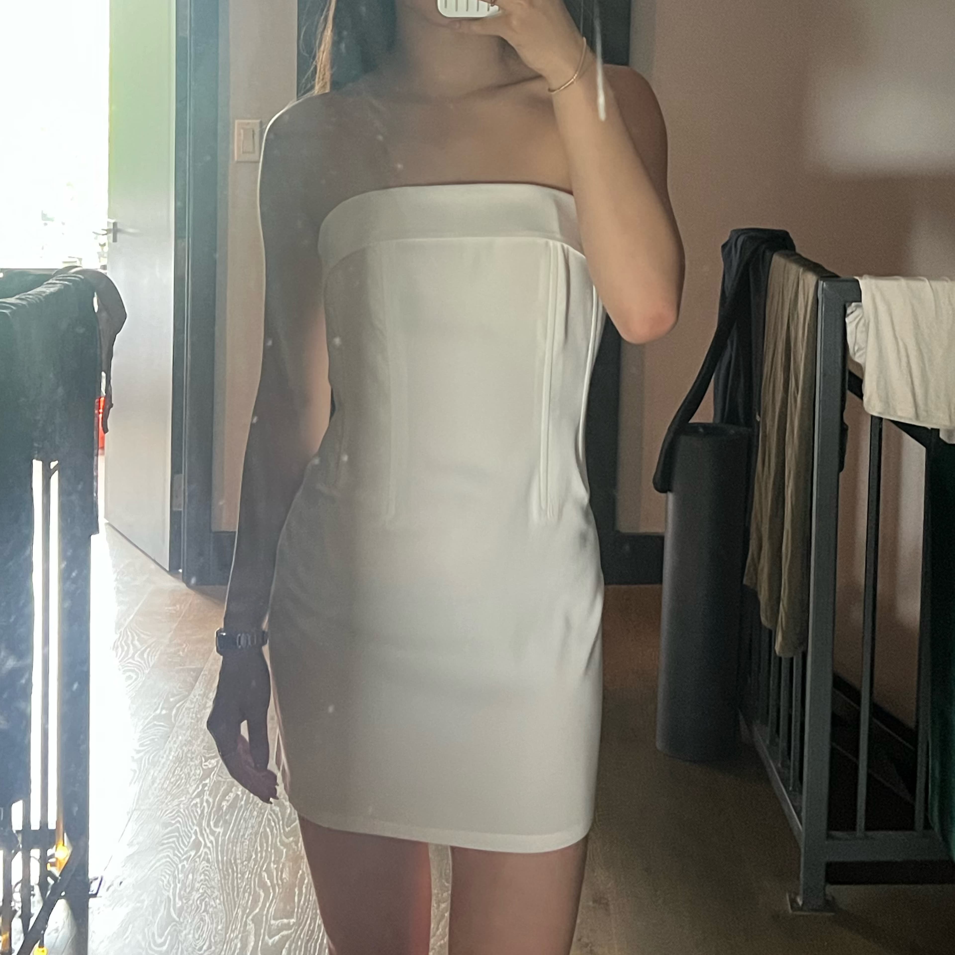 With Jean Chloe Dress White - Image 5