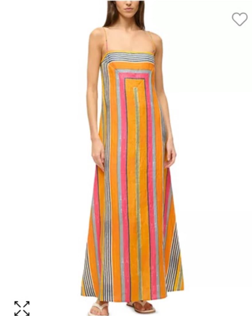 Staud Laura Striped Dress - Image 2