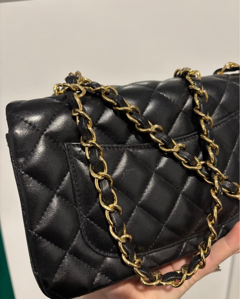 Chanel Mini  Envelope Black Quilted Bag - Image 2