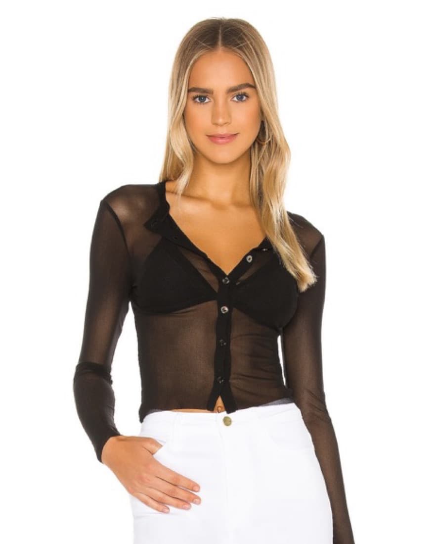Mesh Cardigan - Image 1