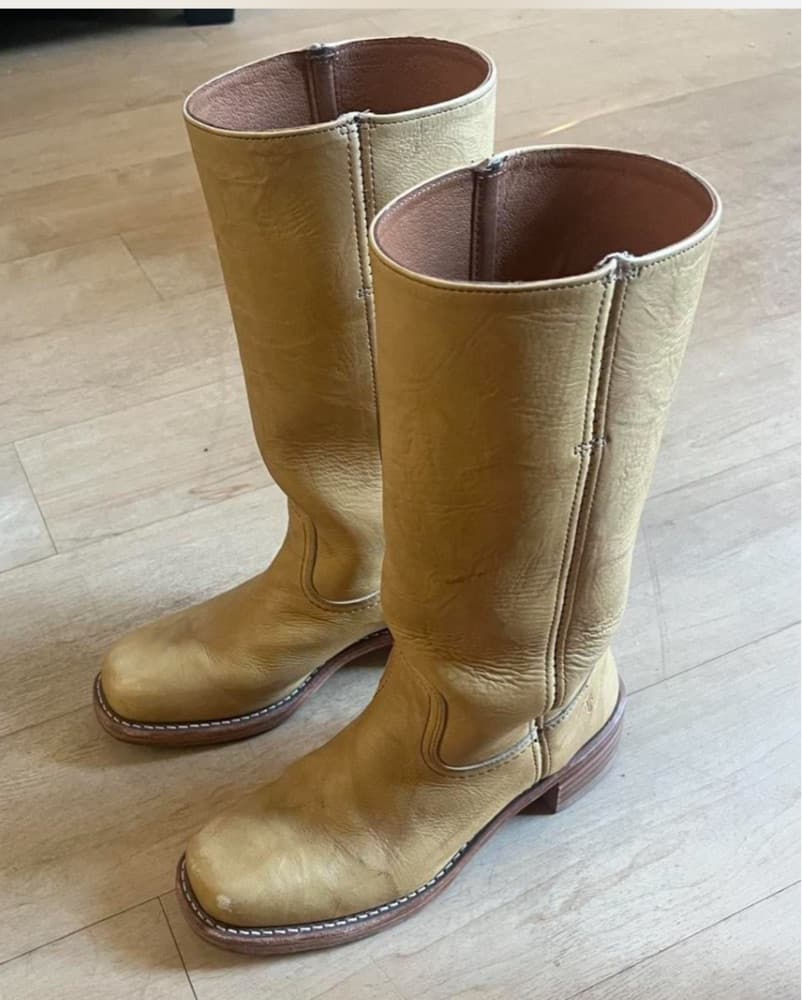 Frye Campus Boots in Banana - Image 4