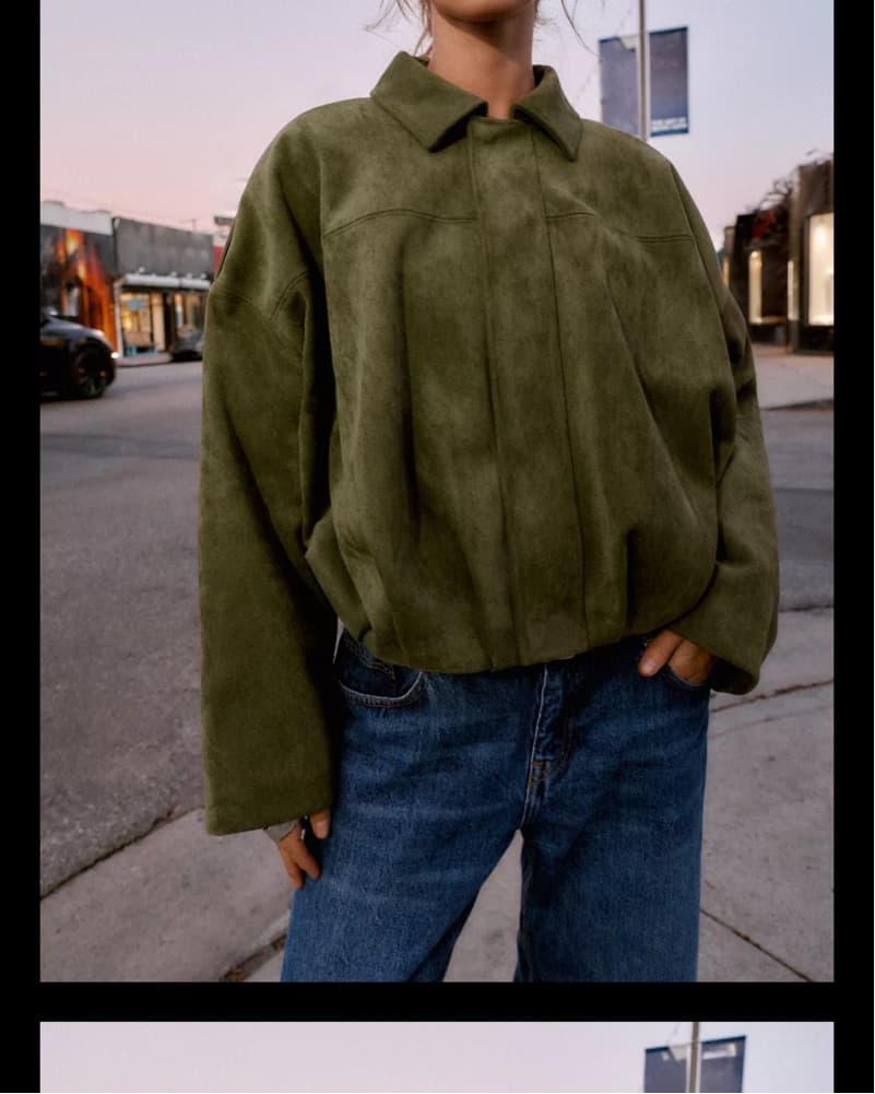 Zara Suede Effect Jacket  - Image 2