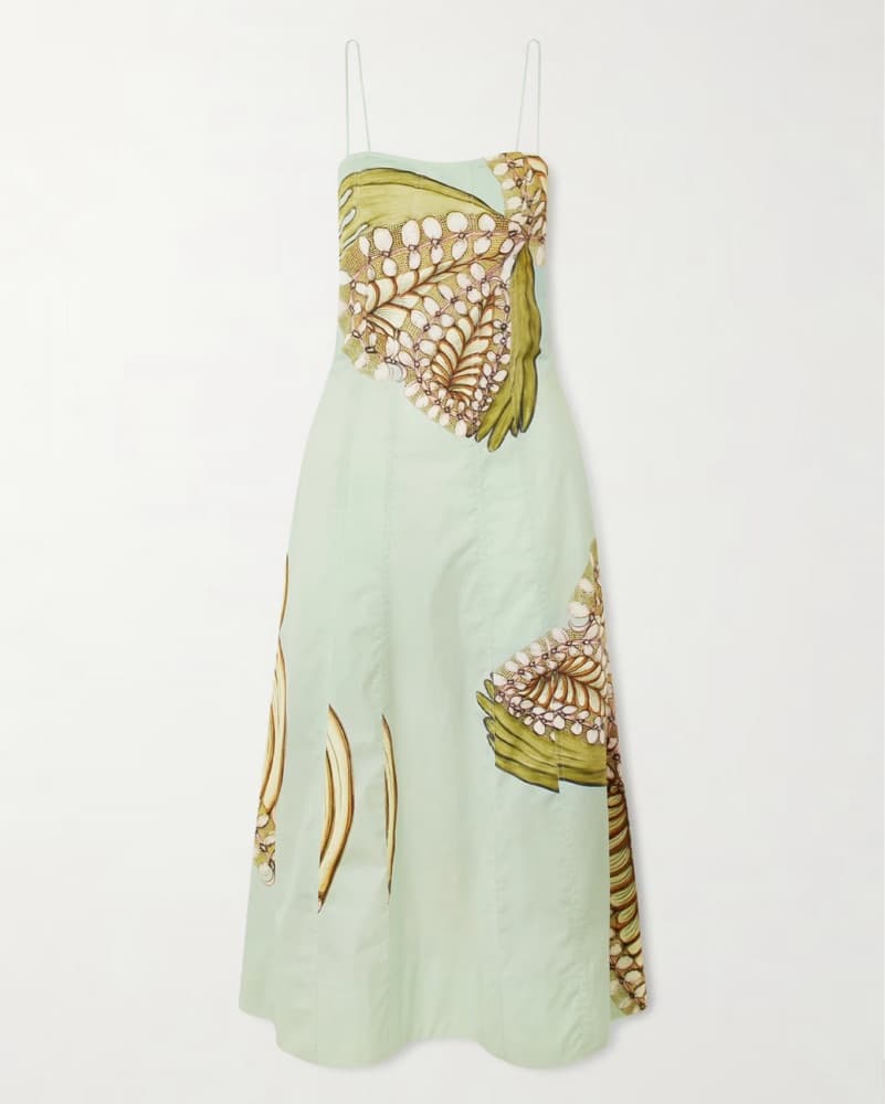 Vesela paneled printed cotton-poplin  - Image 2