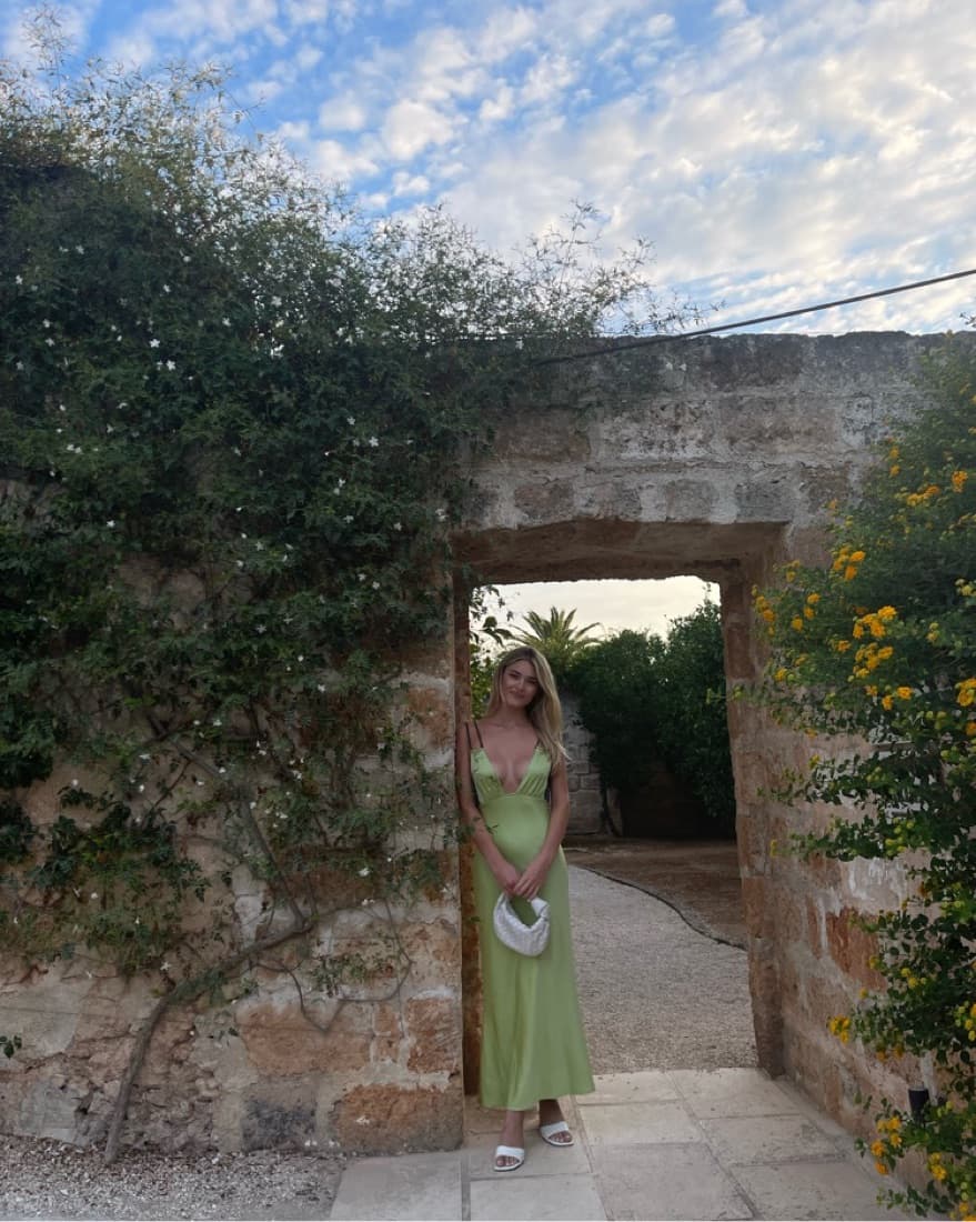 Paris Georgia Satin Maxi Dress - Image 4