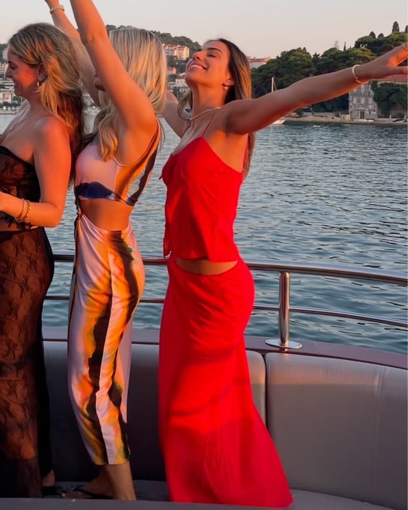 Vibrant Red Maxi Set - Image 6