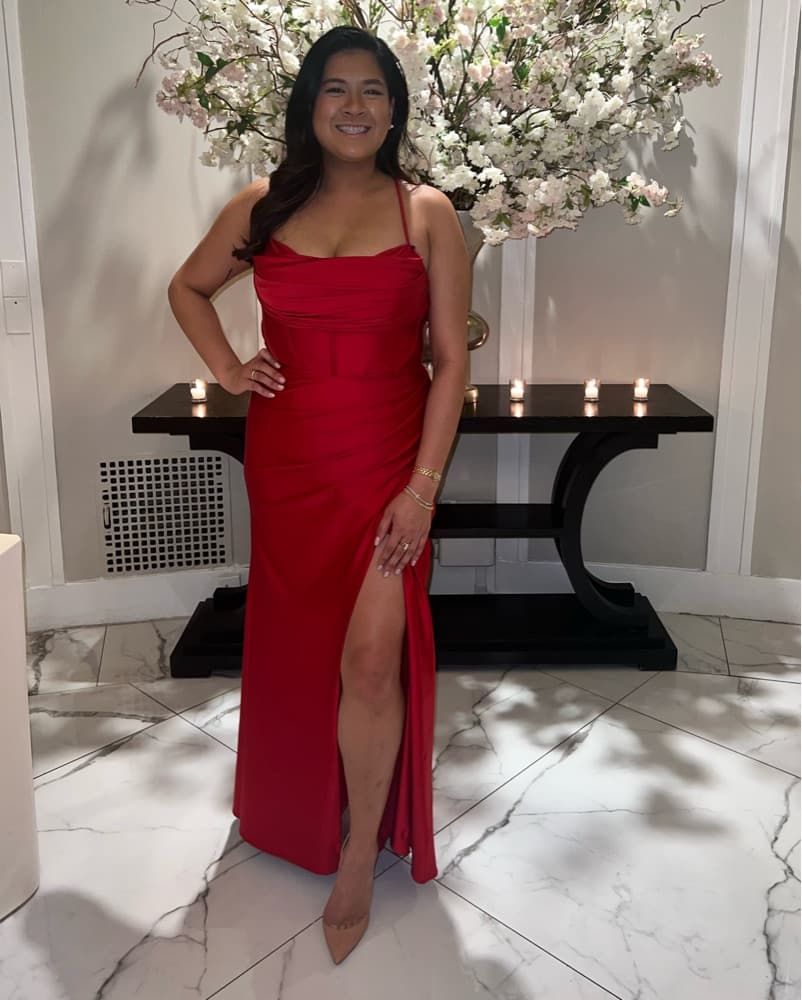 Red Formal Dress - Image 1