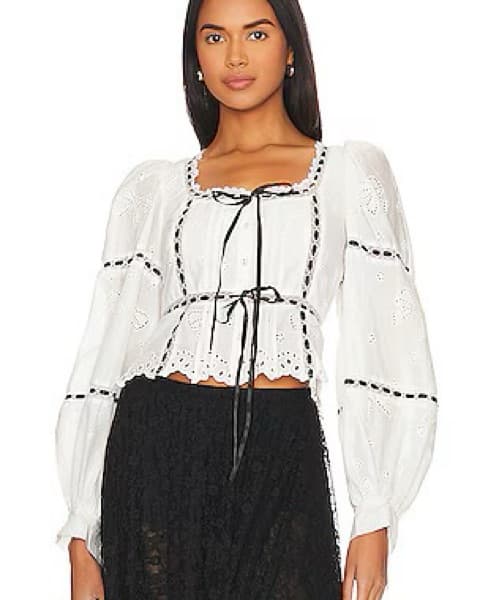 For Love & Lemons Rowan Top - Image 1