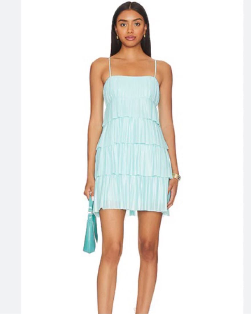 Hila Dress in Wave Amanda Uprichard - Image 2