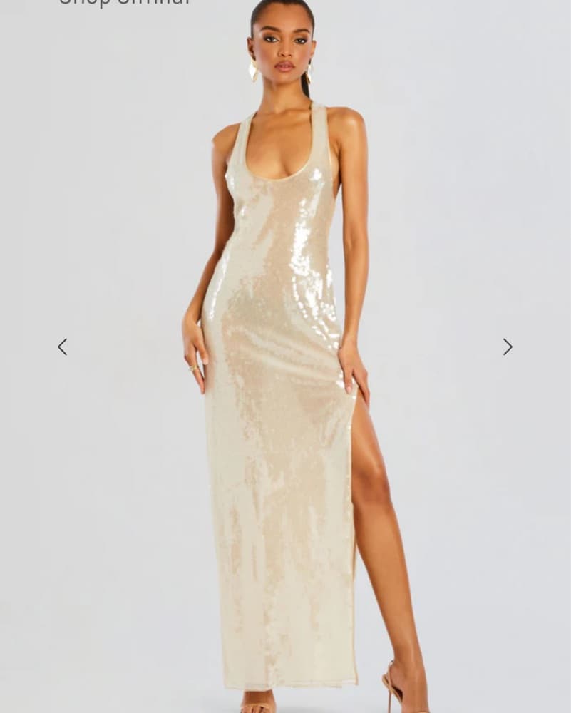 Sequin Maxi Dress - Image 1