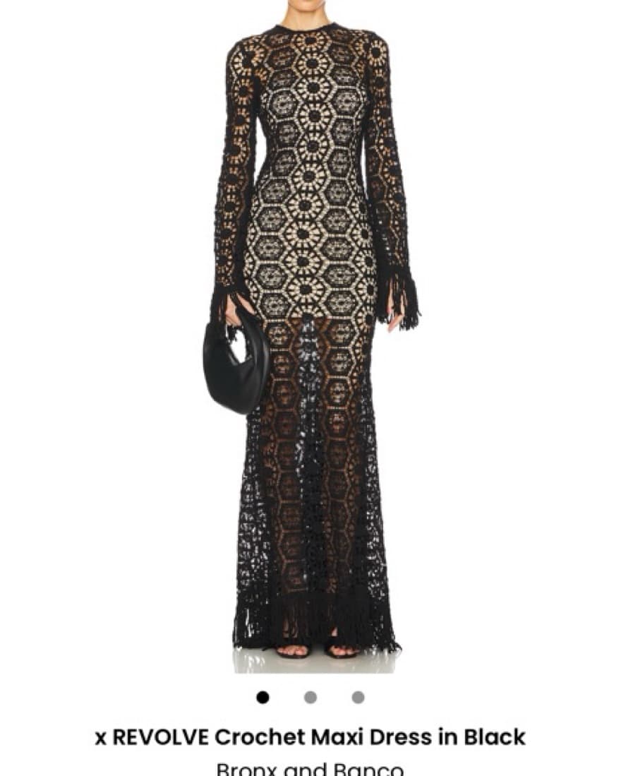 Bronx And Banco Crochet Maxi Dress  - Image 1