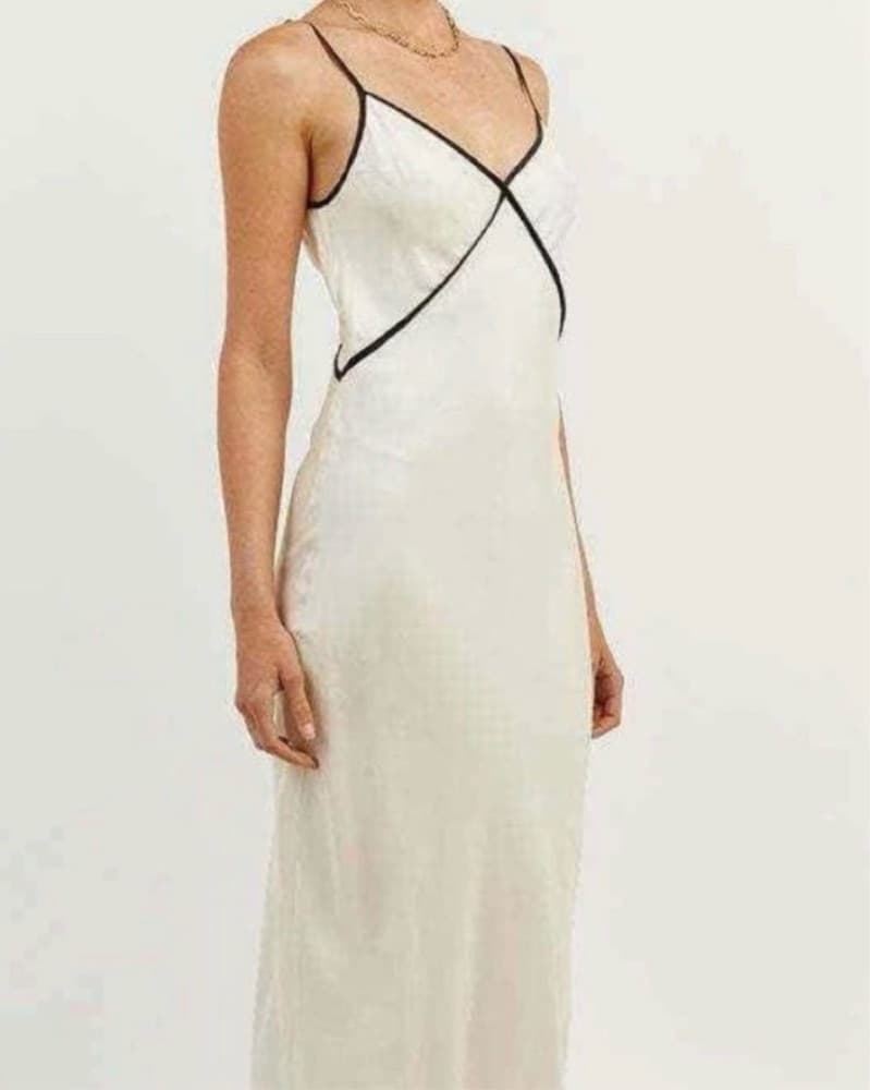 DISSH Cream Slip Dress  - Image 6