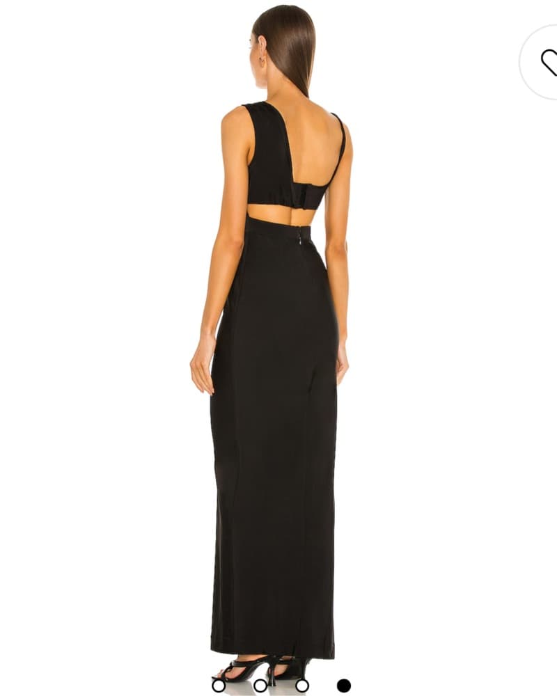 Revolve Black Gown With Cutout - Image 4