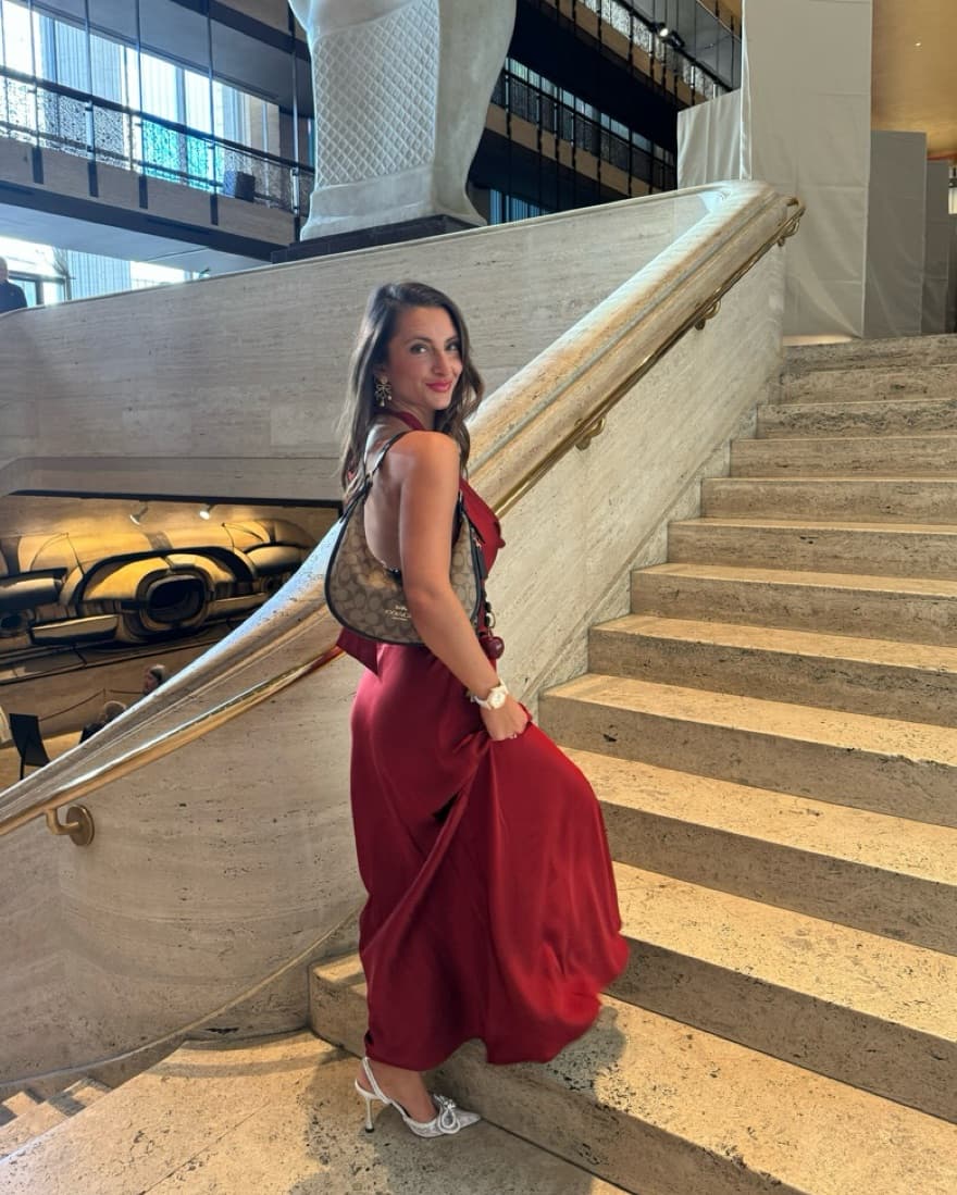 Formal Red Dress - Image 2