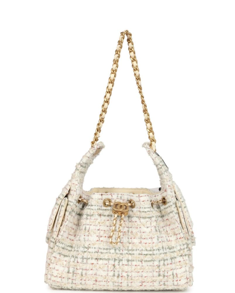 Chanel 25 Tweed small hobo bag-STOLEN FROM DOORDASH - Image 1
