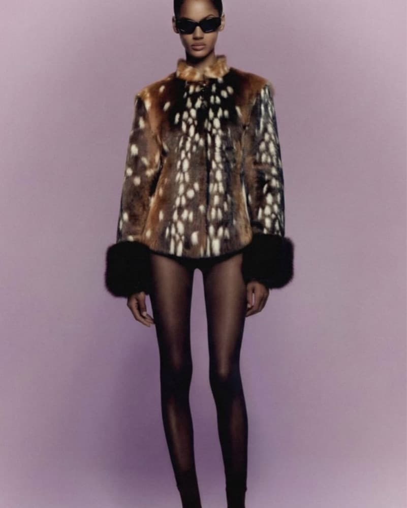 Carelli Bambi Deer Print Jacket - Image 4