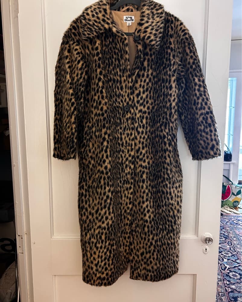 Cheetah Long Coat - Image 2