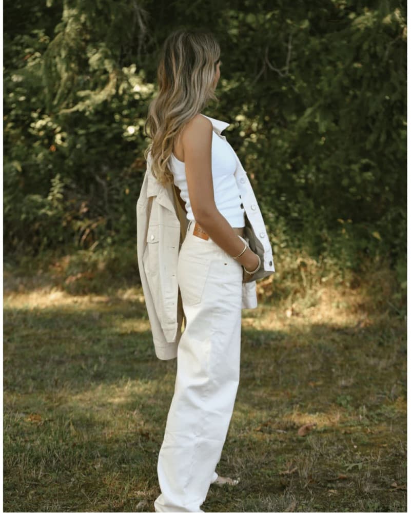 Chic Ivory Denim Set - Image 2