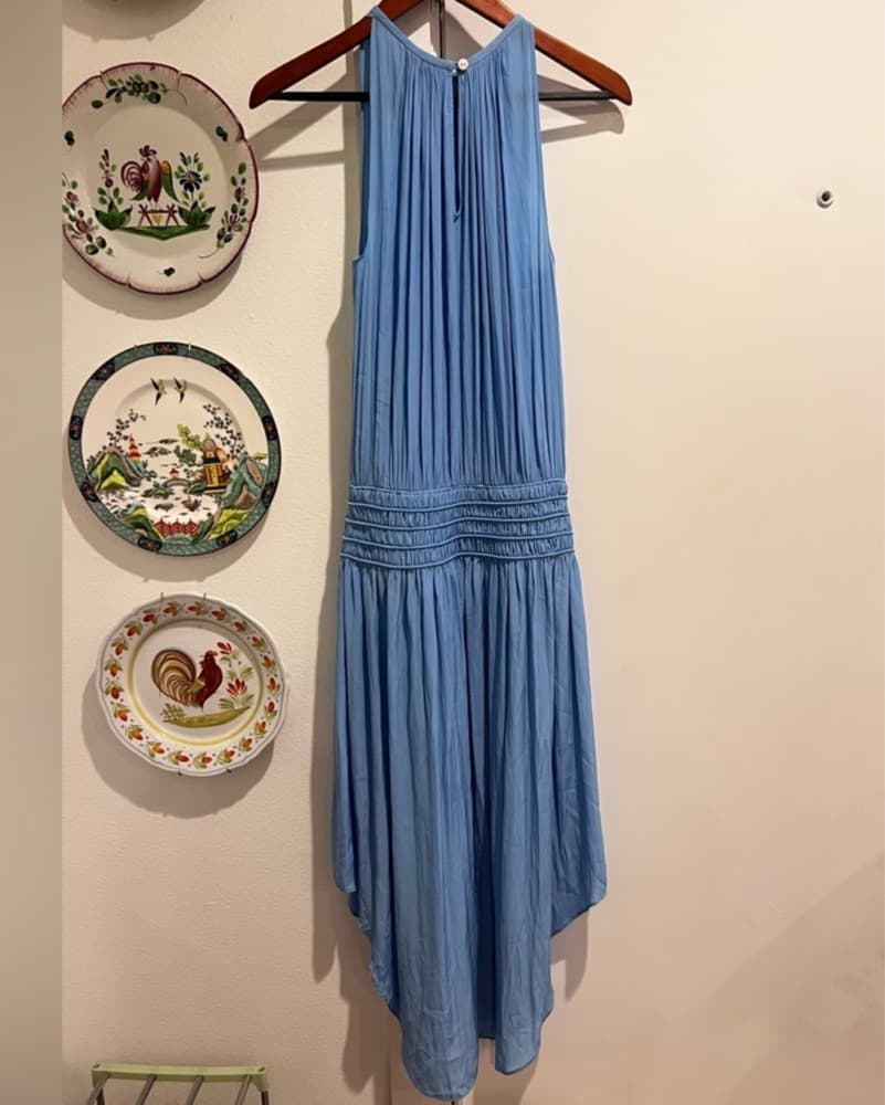 Ramy Brook Aubrey Midi Dress Baby Blue - Image 4