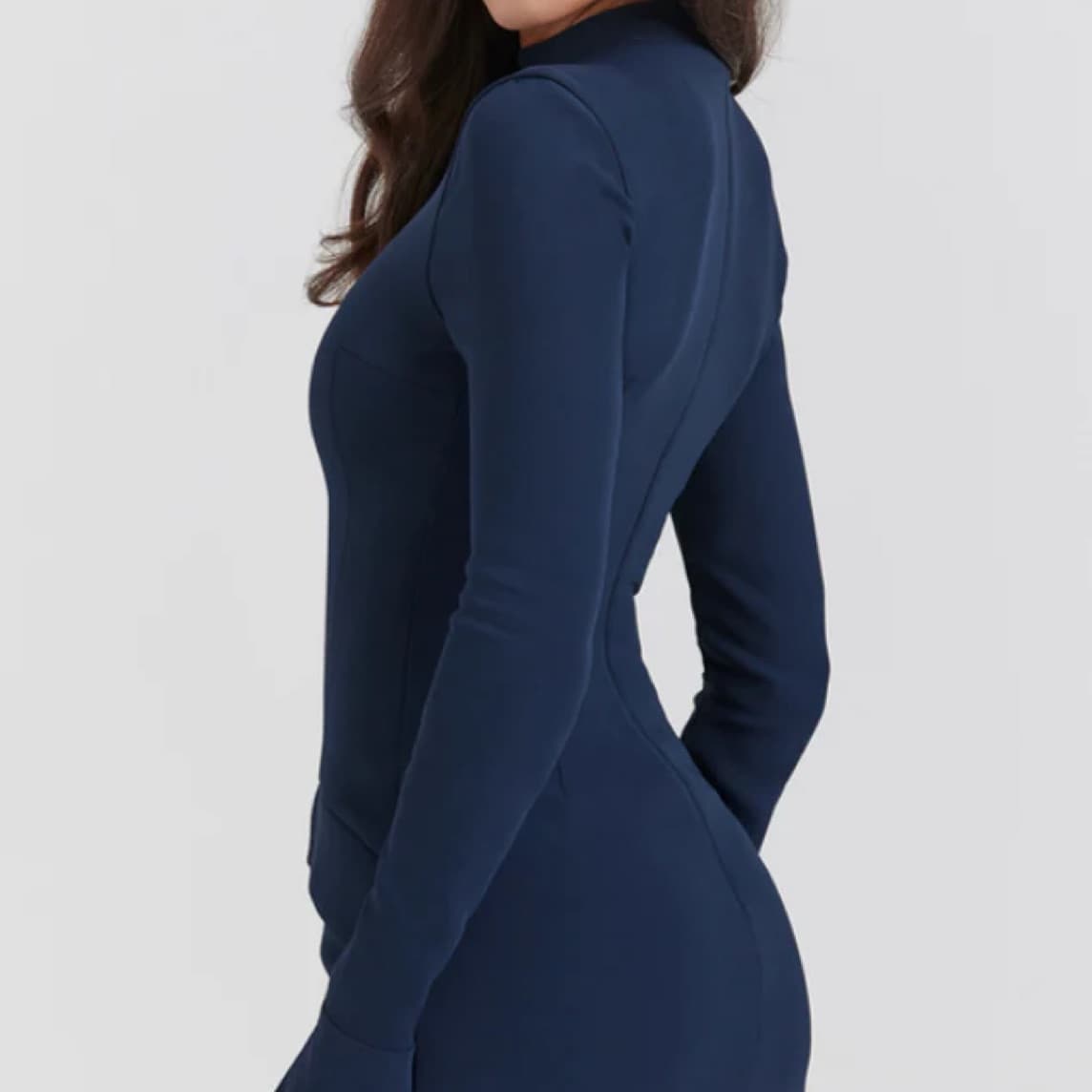 House Of CB Mahalia Navy Mini Dress - Image 2