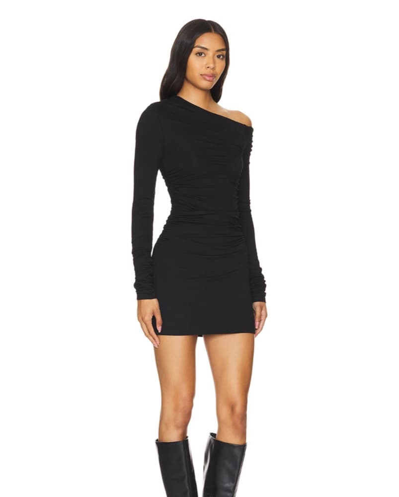 Chic One-Shoulder Mini Dress - Image 2