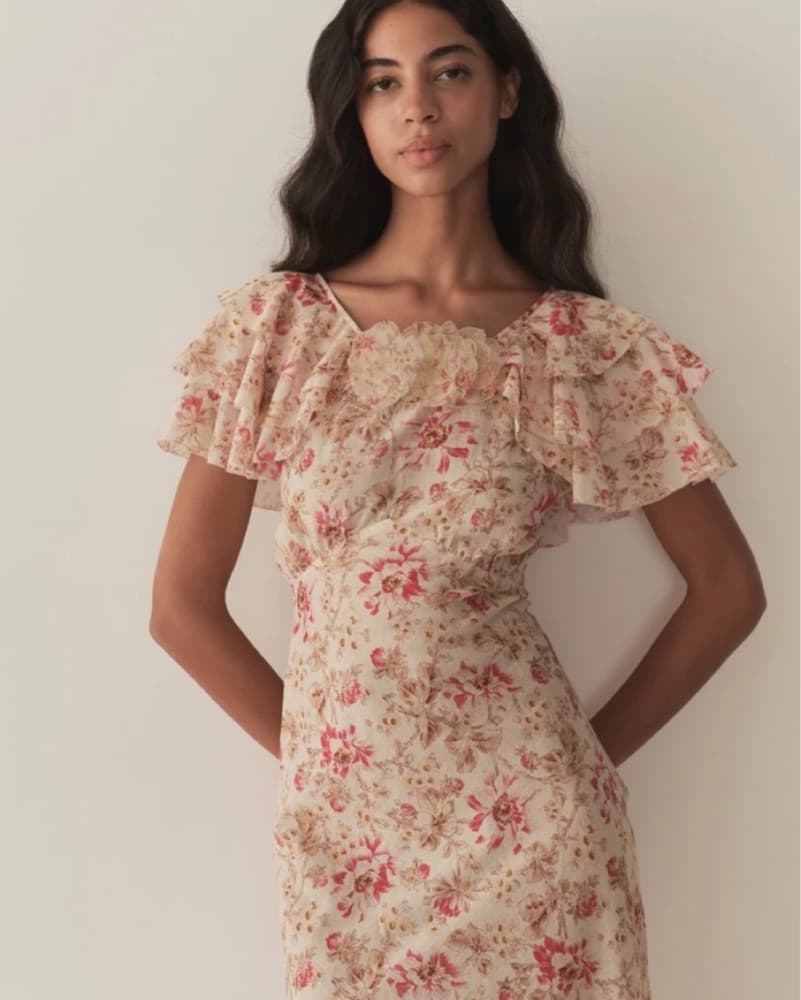 Doen Nevara Dress In Fleurs De Provence - Image 2