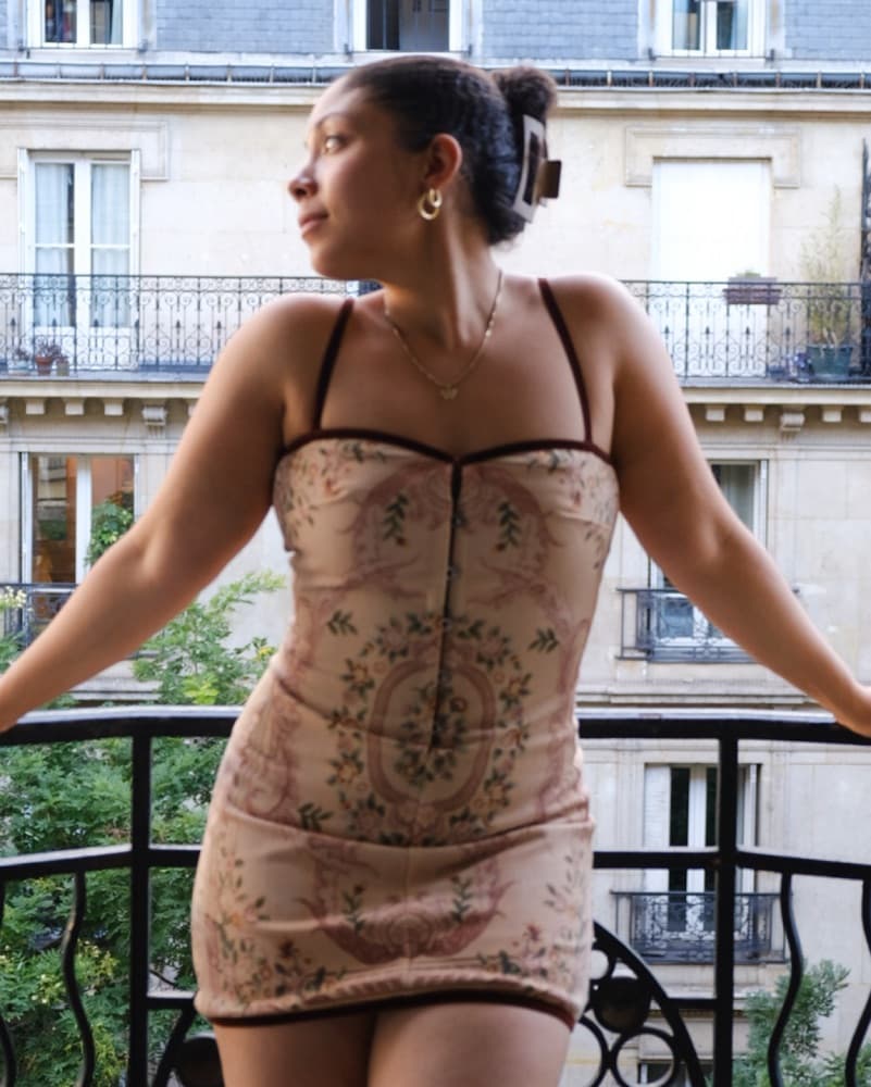 with jean delphi dress - Image 3