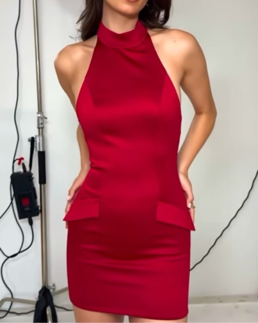 Miss Cirvle Naima Halter Dress - Image 2