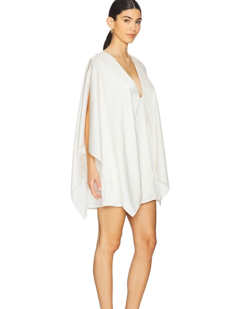 Baobab Pietro Mini Dress Ivory - Image 2