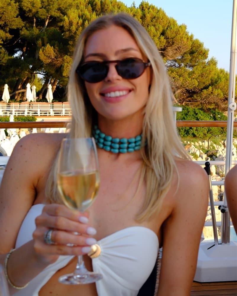 Lele Sadoughi Turquoise Choker Necklace - Image 3