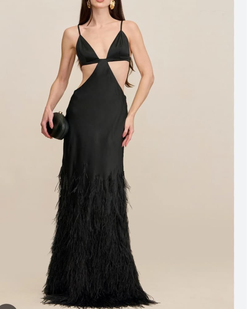 Cult Gaia Black Raisa Dress - Image 2