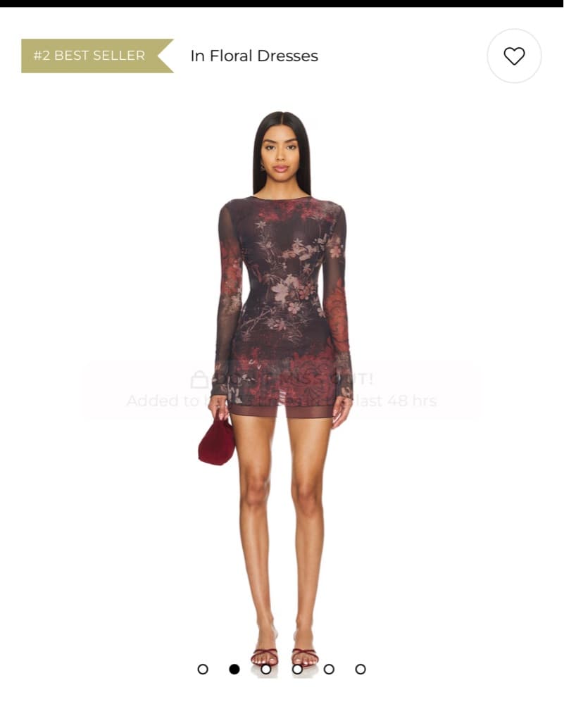 Double Layered Jaded London Mini Dress - Image 4