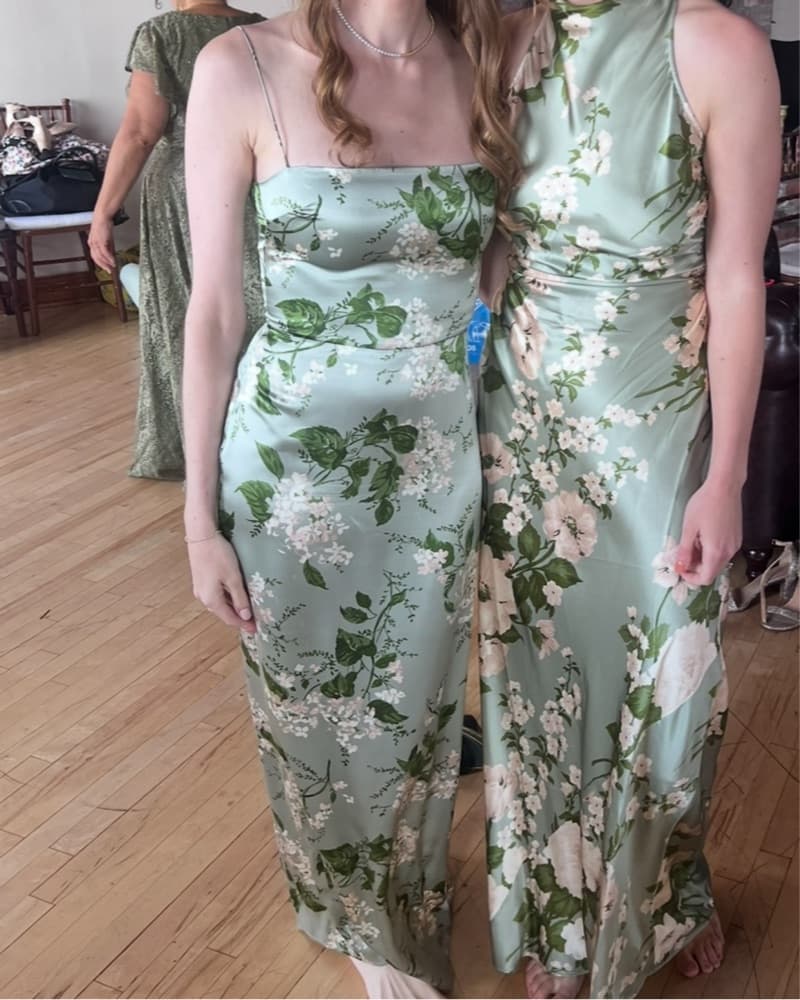Reformation Frankie Silk Gown - Image 5