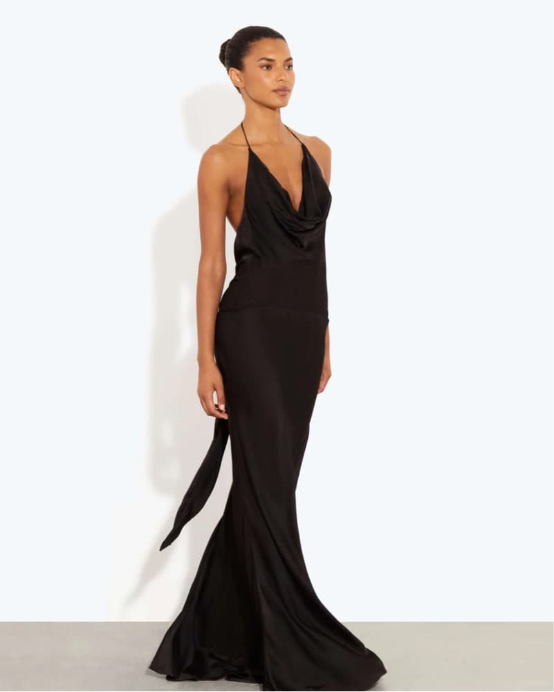 Rat & Boa Orchid Halter Maxi Dress - Image 3