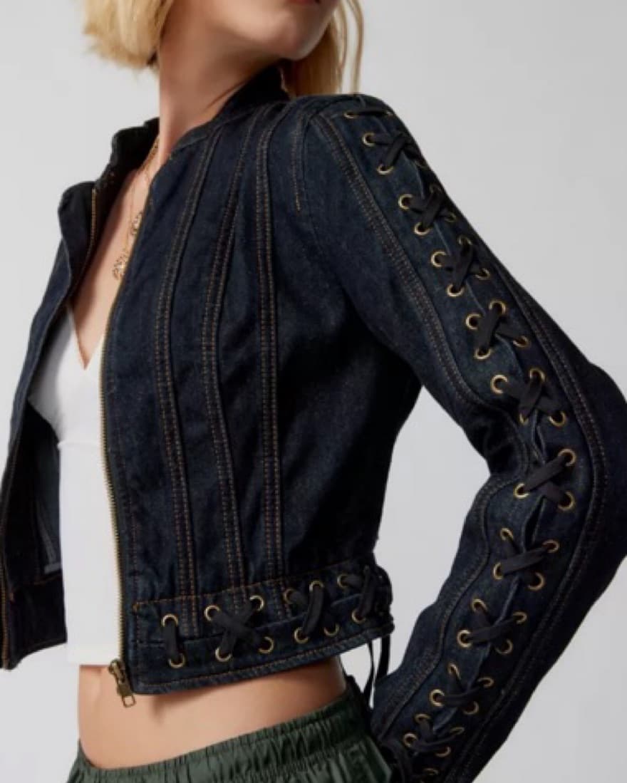 LIONESS BERLIN JACKET DARK DENIM - Image 2