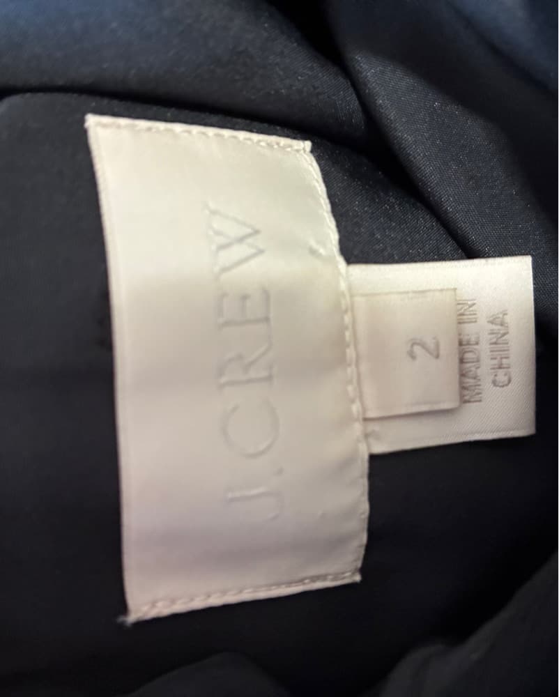 J. Crew Silk Chiffon Black Maxi Dress - Image 4