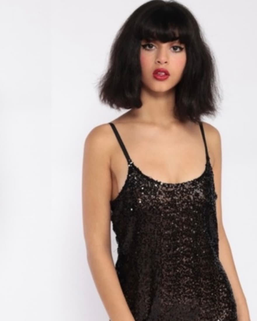 Free People Sequin Slip Dress - Image 2