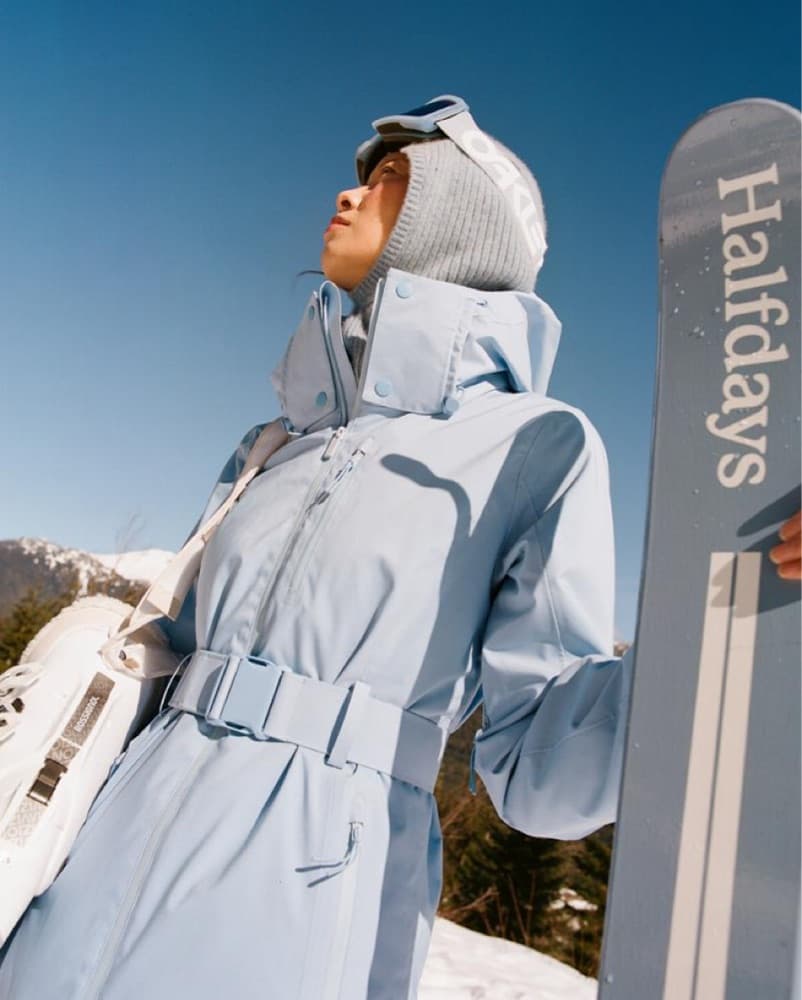 Halfdays Ashton Jacket In Artic Blue - Image 5