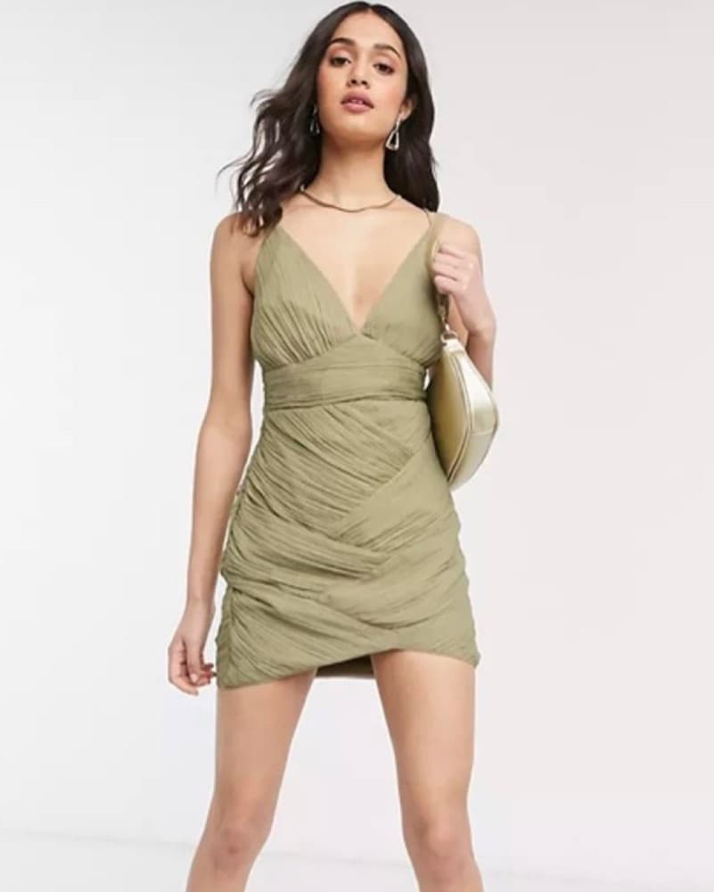 ASOS Ruched Mini Dress - Image 4