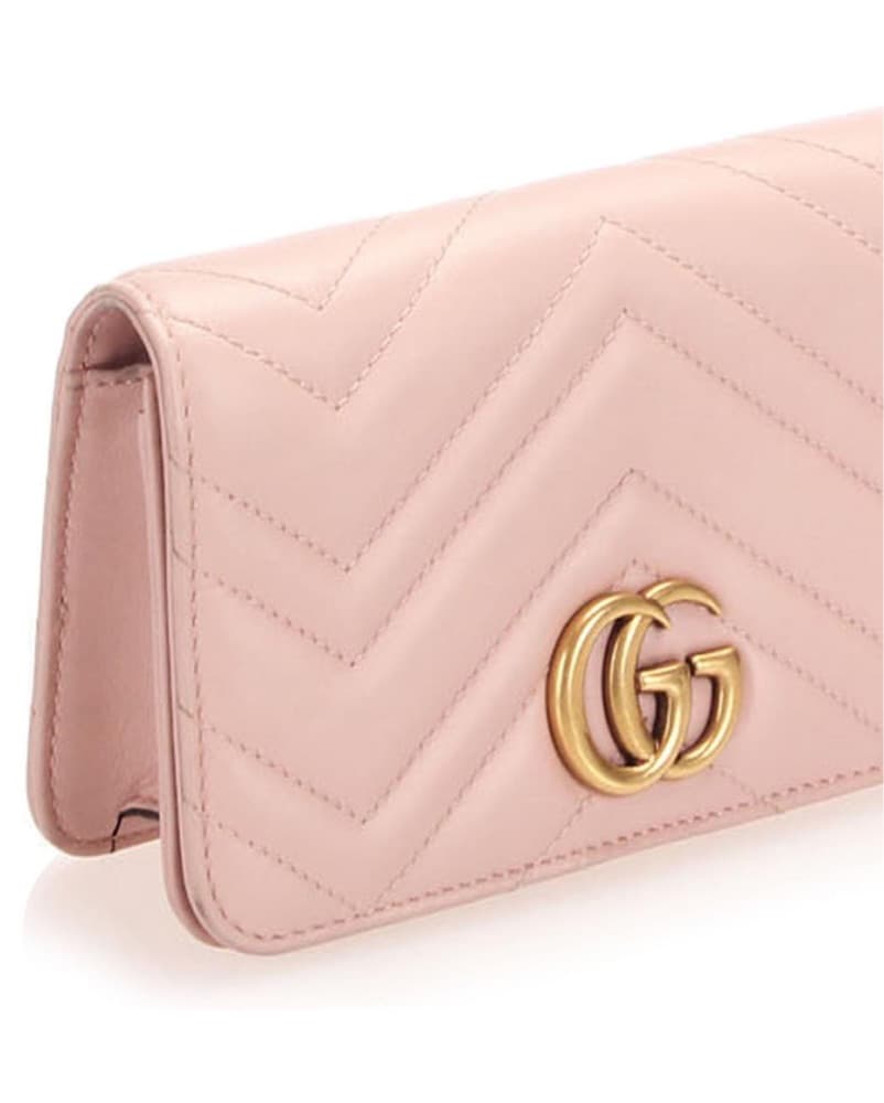 Gucci Pink GG Marmont Crossbody Mini - Image 1