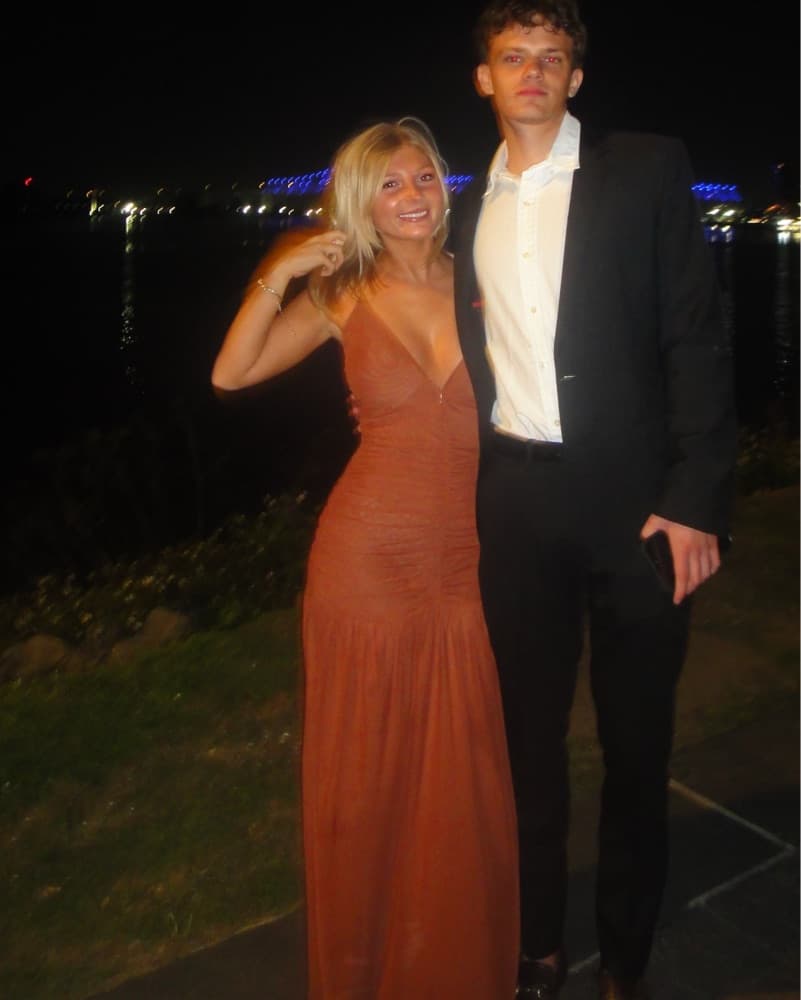 Rust amazon ruched maxi dress - Image 2
