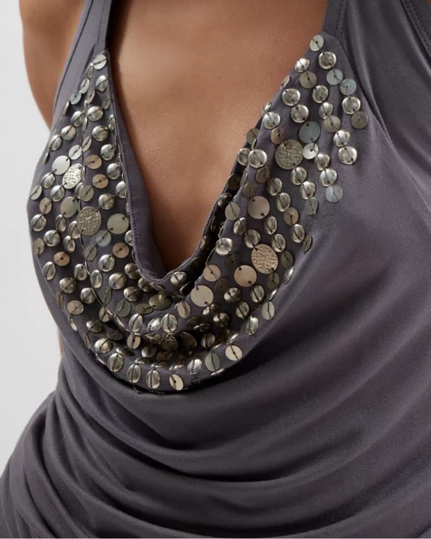 Silence + Noise Embellished Halter - Image 3