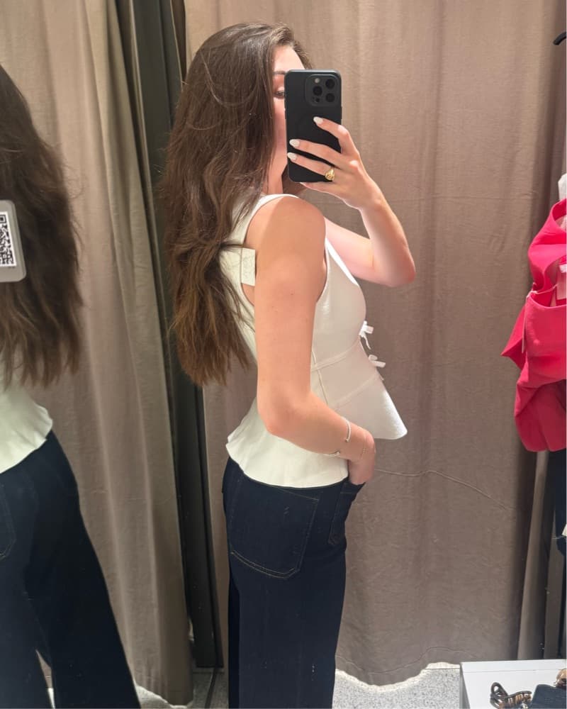White Sleeveless Top - Image 2