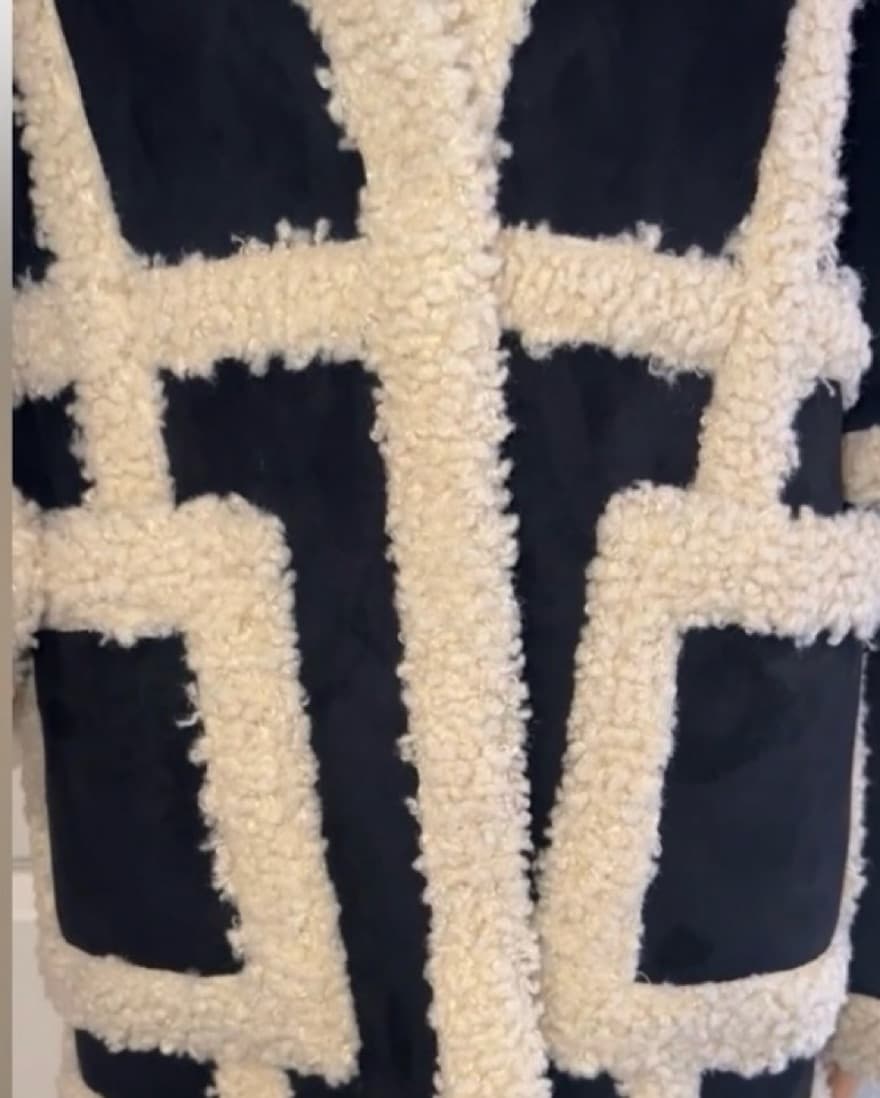 Long Shearling Fur Coat - Image 2