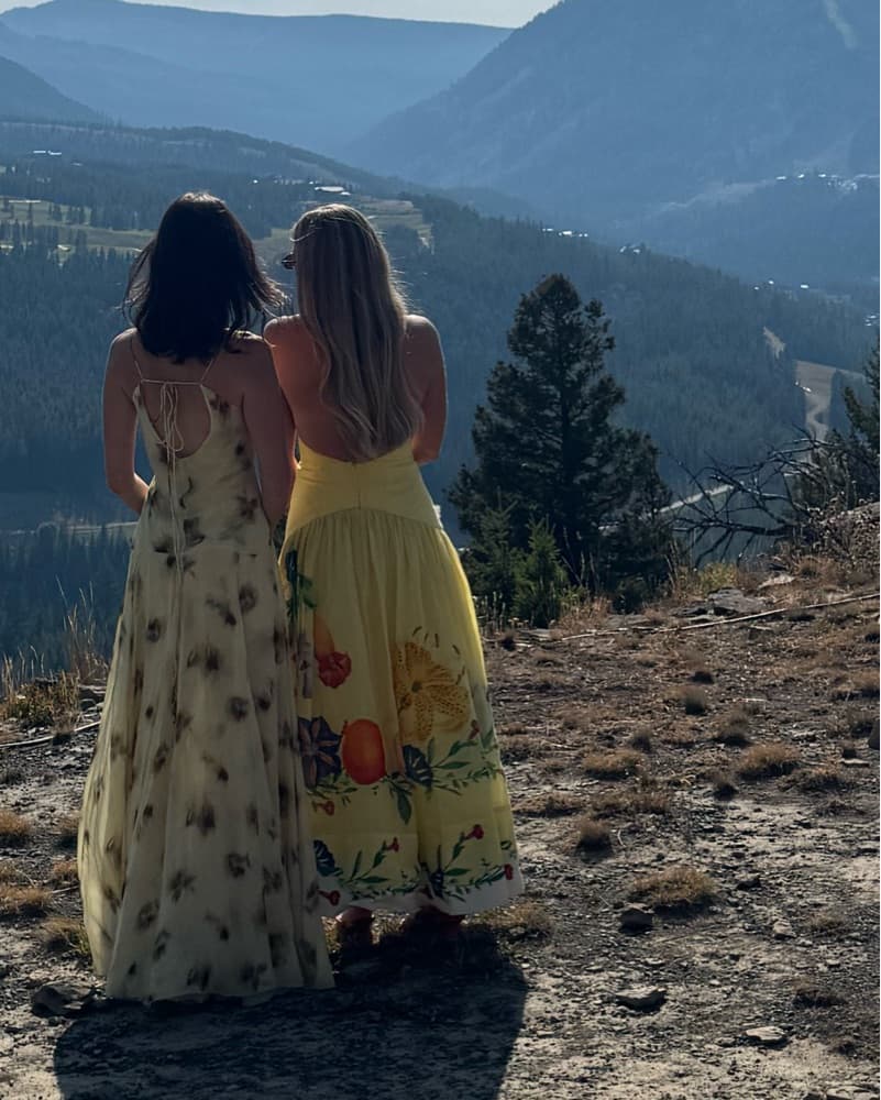 Alemais Dahlia Yellow Halter Gown - Image 4