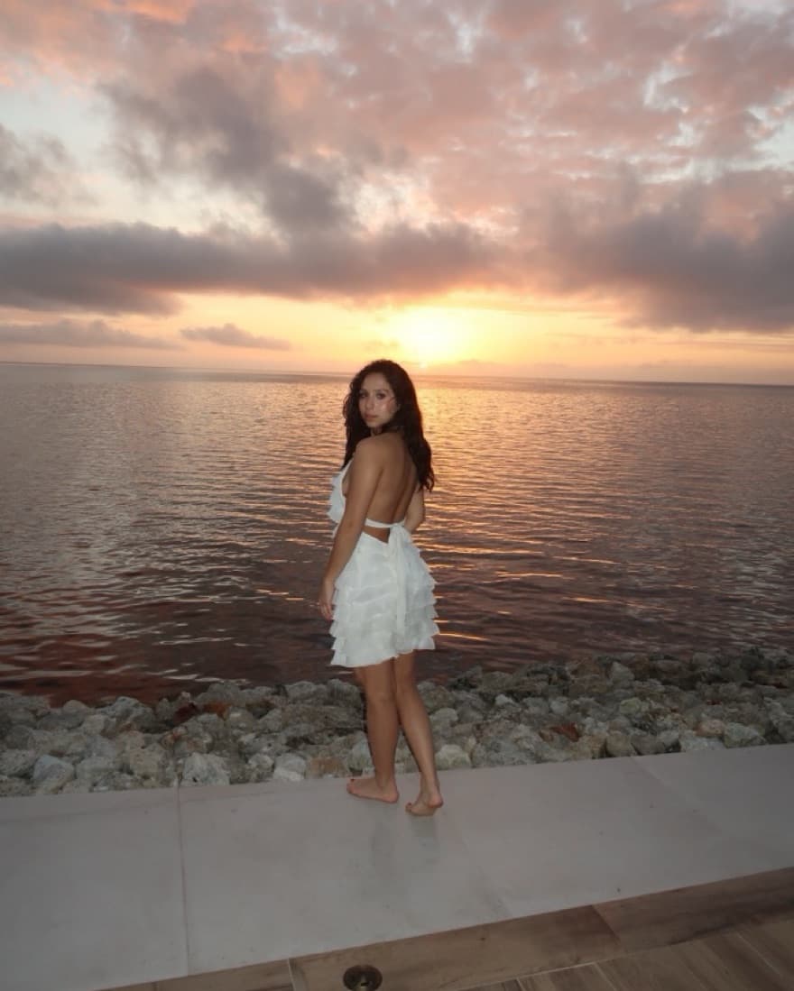 Zara White Romantic Sunset Dress - Image 2