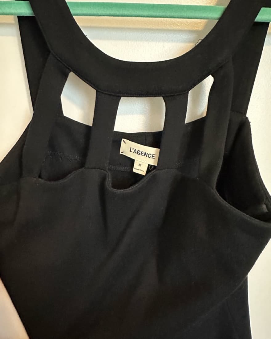 L’Agence black dress - Image 3