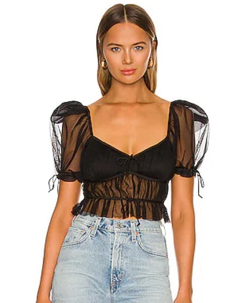 For Love & Lemons Crop Top - Image 1