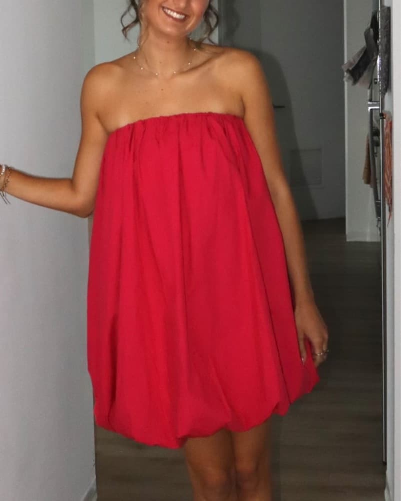Susana Monaco Poplin Bubble Dress - Image 2