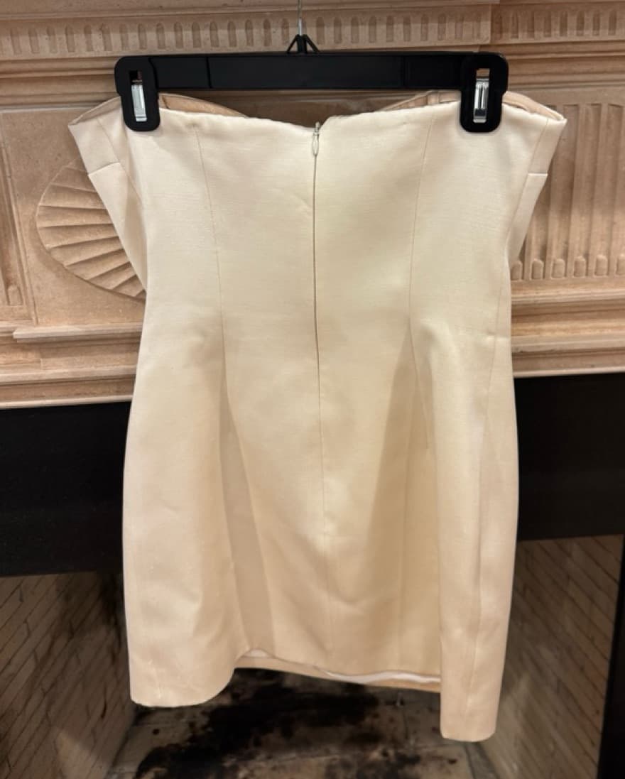 Magda Butrym White Mini Dress - Image 5