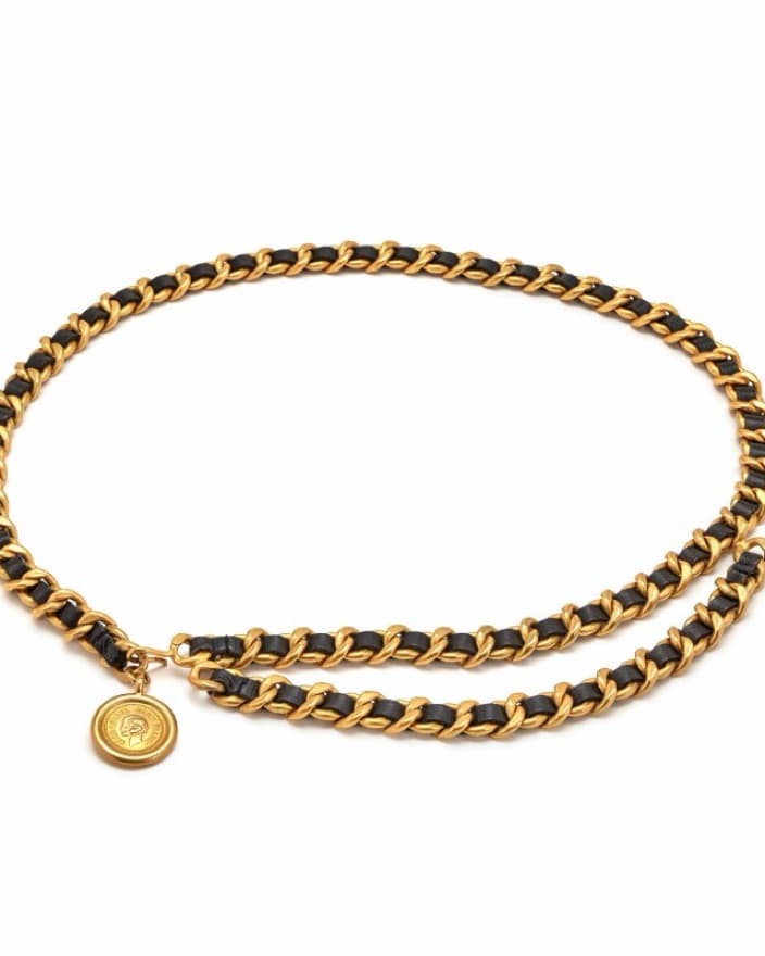 Chanel Vintage 1994 Gold Chain Belt - Image 1